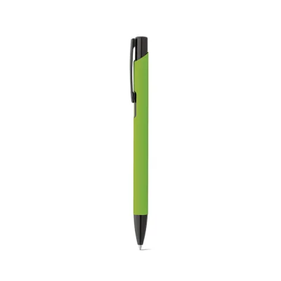 Poppins – Stylo en aluminium avec finition en caoutchouc