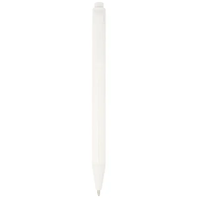 Stylo bille Chartik monochromatique en papier recyclé avec finition mate (encre noire)