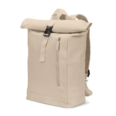 Saint – Sac à dos à enroulement en coton recyclé et polyester recyclé (380 g/m²)