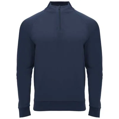 Sweatshirt de 200 g/m² Epiro à manches longues unisexe avec fermeture demi-zip