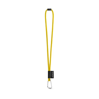 SET Lanyard TUBE Long (Ø 7 mm) avec mousqueton en forme de D de 55 mm et fermoir de sécurité Ø 7 mm