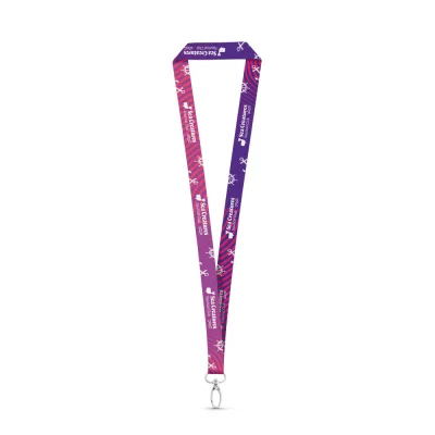 Manila – Lanière SET SUBLIMATION Long II (20 mm) avec mousqueton ovale de 20 mm