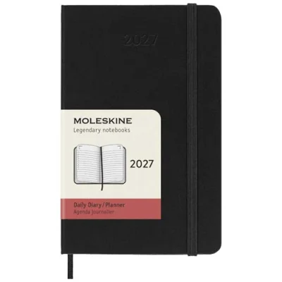 Agenda de poche quotidien 12 mois Moleskine à couverture rigide
