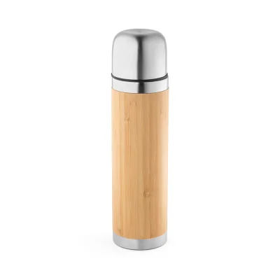 Ceylon – Thermos 450mL en bambou et acier inox