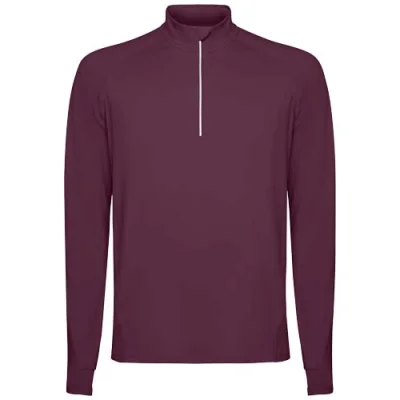 Sweatshirt de 200 g/m² Estambul à manches longues et col demi-zip pour homme