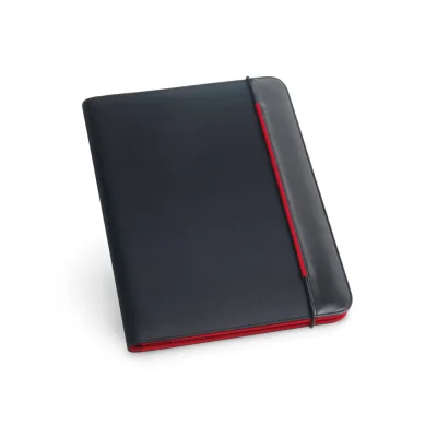 Fitzgerald – Porte-documents A4 en PU et microfibre avec bloc de pages lignées