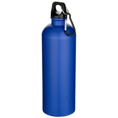 Bouteille d’eau Oregon de 750 ml en acier inoxydable à simple paroi certifiée RCS, recyclé mat avec mousqueton
