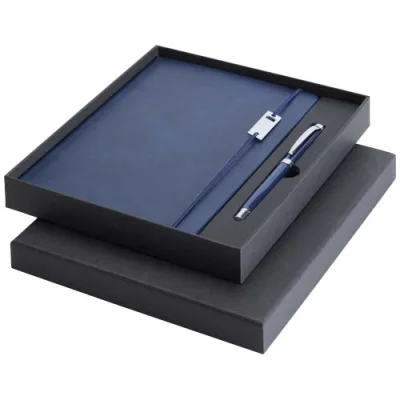 Ensemble carnet à couverture rigide A5 et stylo roller Legato Elegance