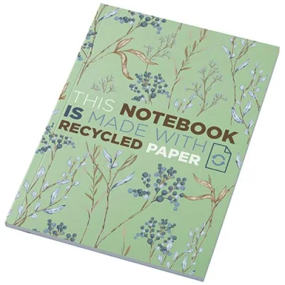 Cahier Novella Austen Colours recyclé A5 à couverture souple de 50 feuilles