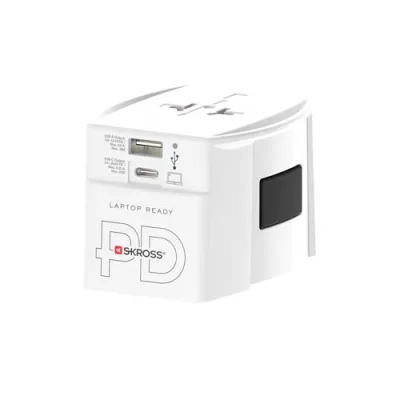 Adaptateur universel SKROSS® MUV AC65PD avec câble USB-C