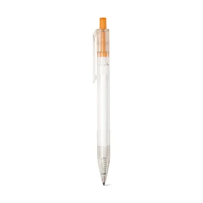 Harlan – Stylo en rPET avec bouton coloré