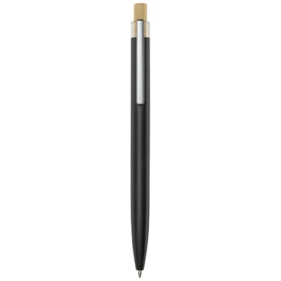 Stylo bille en aluminium recyclé Nooshin (encre noire)
