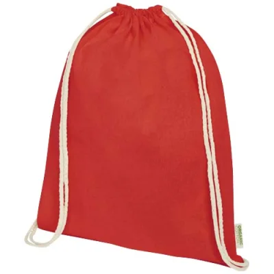 Sac refermable à cordon Odisha de 5 L bio certifié OCS 140 g/m²