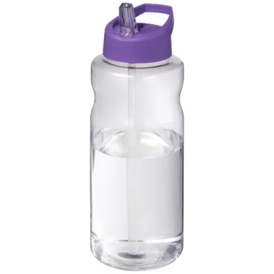 Bouteille de sport H2O Active® Big Base de 1 litre avec couvercle à bec verseur