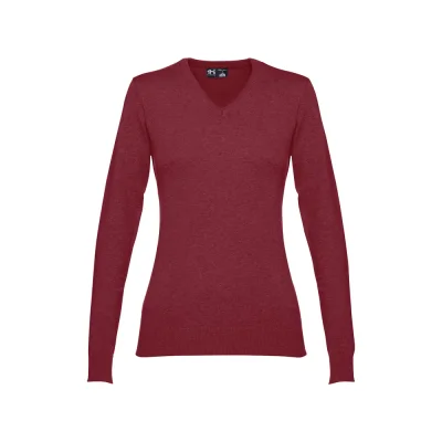 THC Milan Women – Pull à col V pour femmes en coton et polyamide