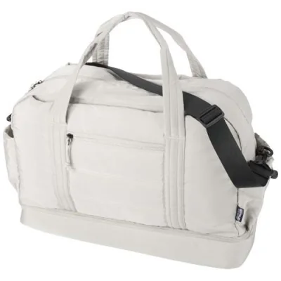 Sac de voyage Puffer recyclé certifié GRS avec fond isolé de 30 L