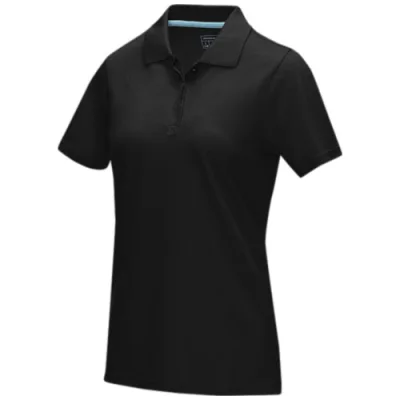 Polo Graphite bio manches courtes femme