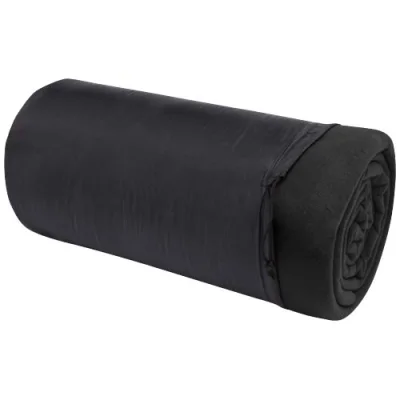 La couverture à carreaux unie Huggy est composée à 100 % de polaire 200 g/m², une matière douce et confortable qui fournit ra