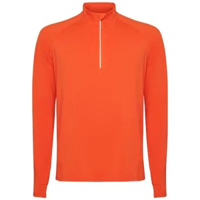 Sweatshirt de 200 g/m² Estambul à manches longues et col demi-zip pour homme
