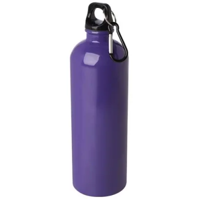 Bouteille d'eau Oregon de 750 ml simple paroi en acier recyclé certifié RCS avec mousqueton
