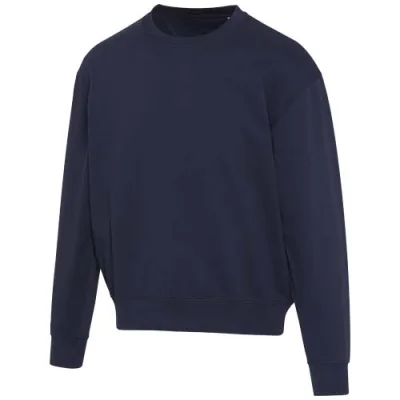 Pull unisexe OCS en coton bio oversize à col rond Boris de 280 g/m2