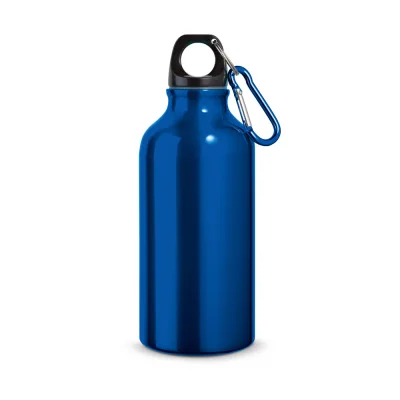 Landscape S – Bouteille de sport 400mL en aluminium avec mousqueton