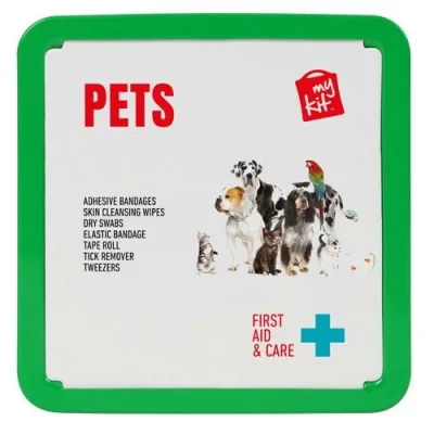 Kit de premiers secours en métal pour animaux de compagnie MyKit