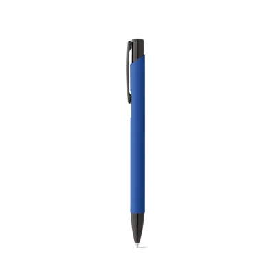 Poppins – Stylo en aluminium avec finition en caoutchouc