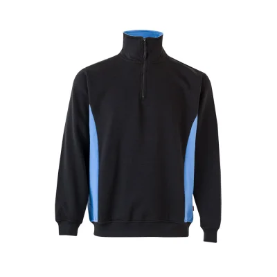 VL Svarog – Sweat bicolore en éponge (260g/m²), en polyester (65%) et coton (35%)