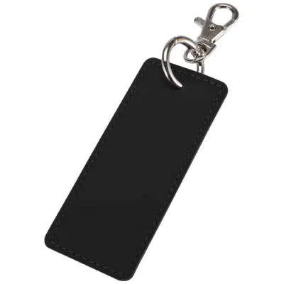 Porte-clés rectangulaire à breloques en matériaux recyclés certifié GRS Resi Plus