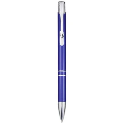 Stylo bille en aluminium recyclé Moneta (encre bleue)