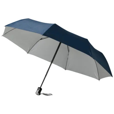 Parapluie 21.5" 3 sections ouverture fermeture automatique Alex
