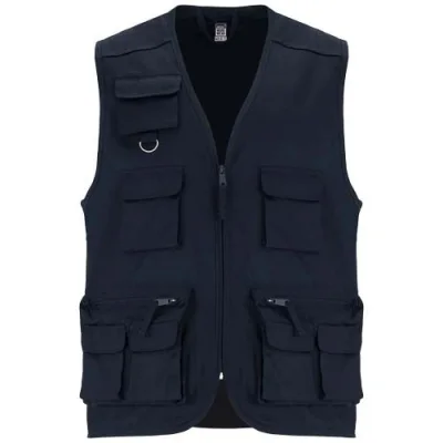 Gilet de travail multi-poches à col en V Venera de 200 g/m2