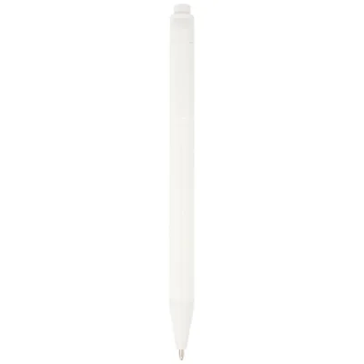 Stylo bille Chartik monochromatique en papier recyclé avec finition mate (encre noire)