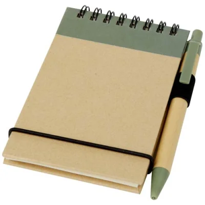 Bloc-notes recyclé format A7 avec stylo Zuse
