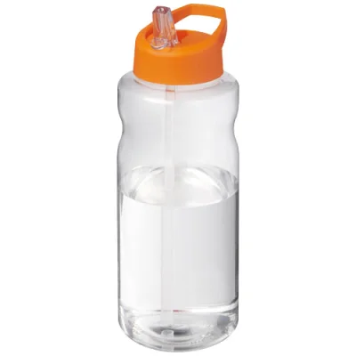Bouteille de sport H2O Active® Big Base de 1 litre avec couvercle à bec verseur