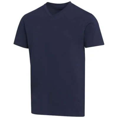 T-shirt unisexe en coton bio certifié OCS Balfour à manches courtes et col en V de 200 g/m²