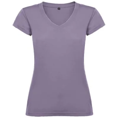 T-shirt de 155 g/m² Victoria à col en V et manches courtes pour femme