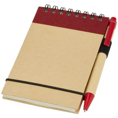 Bloc-notes recyclé format A7 avec stylo Zuse