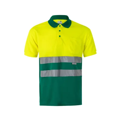 VL Cupid – Polo piqué bicolore (160g/m²) à manches courtes, en polyester (100%)