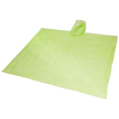 Poncho jetable pour la pluie Mayan recyclé certifié GRS avec pochette de rangement
