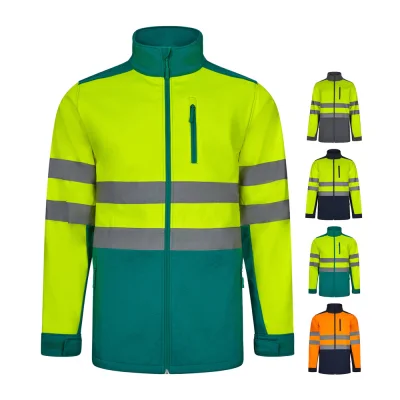 VL Hestia – Veste soft shell bicolore (280g/m²), en polyester (96%) et élasthanne (4%)