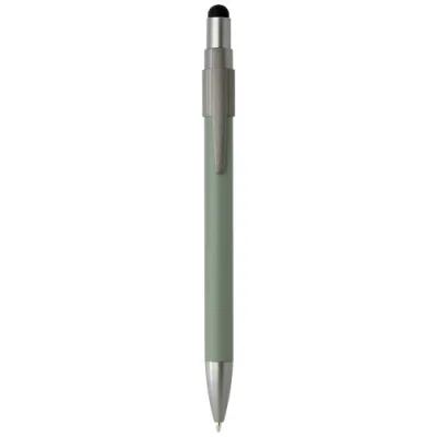 Stylo bille recyclé RCS avec stylet et toupie antistress (encre bleue) Rill