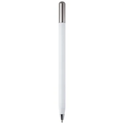 Stylo à bille à mécanisme rotatif SMART en aluminium recyclé (encre noire)
