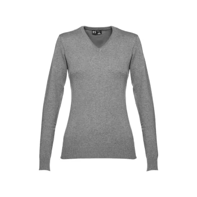 THC Milan Women – Pull à col V pour femmes en coton et polyamide