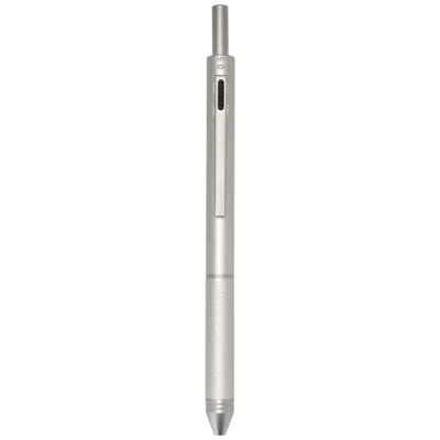 Stylo à bille 4 en 1 RCS Tine en acier inoxydable recyclé