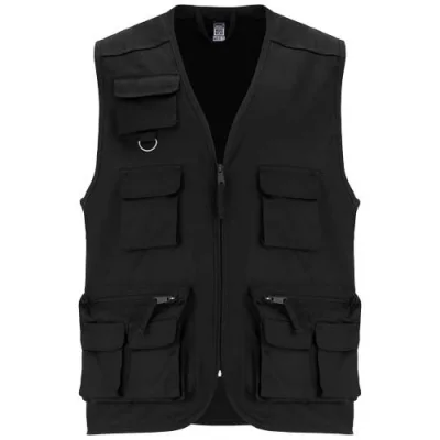 Gilet de travail multi-poches à col en V Venera de 200 g/m2