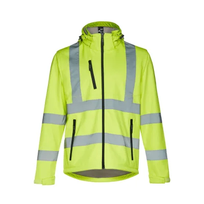 THC Zagreb Work – Veste softshell haute visibilité (unisexe)