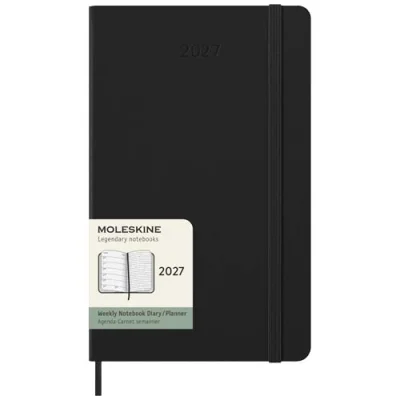 Agenda L hebdomadaire 12 mois Moleskine à couverture rigide