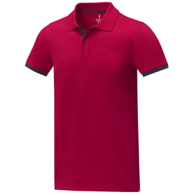Polo de 200 g/m² Morgan manches courtes deux tons homme